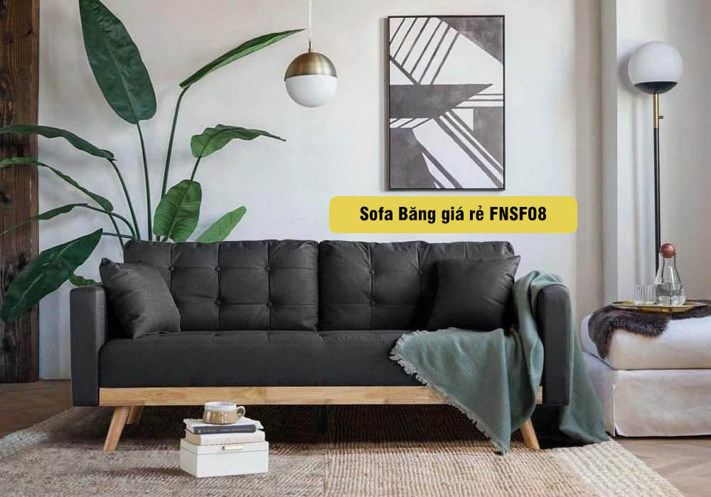 Ghế sofa băng xuất khẩu FNSF08 trang trí phòng khách