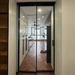 Cửa Slim trượt quay 2 cánh mini