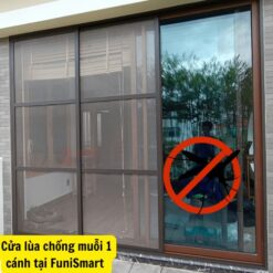 Cửa lùa chống muỗi 1 cánh