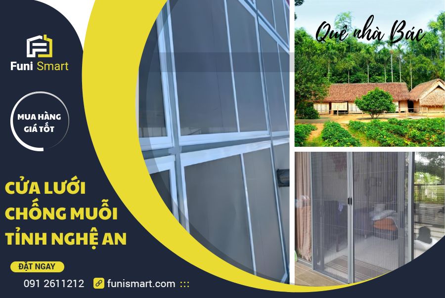 Cửa lưới chống muỗi tỉnh Nghệ An