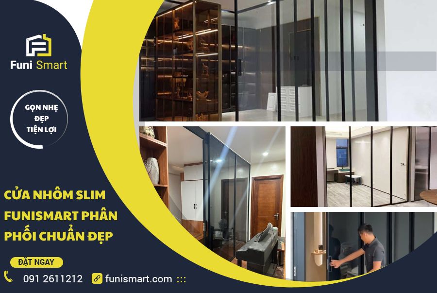 Cửa nhôm Slim | cửa nhà đẹp hiện đại Funismart thi công chất lượng & uy tín Cửa nhôm Slim | cửa nhà đẹp hiện đại Funismart thi công chất lượng & uy tín