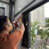 Cửa sổ nhôm xếp bền bỉ tiết kiệm chi phí bảo trì
