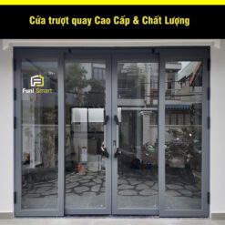 Cửa trượt quay Funismart đẹp hiện đại cao cấp chất lượng