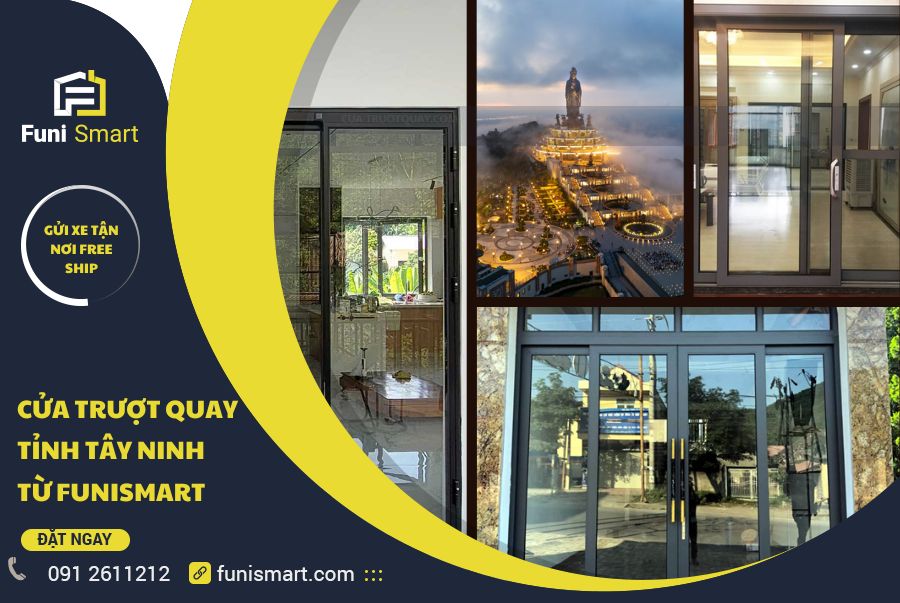 Cửa trượt quay tỉnh Tây Ninh