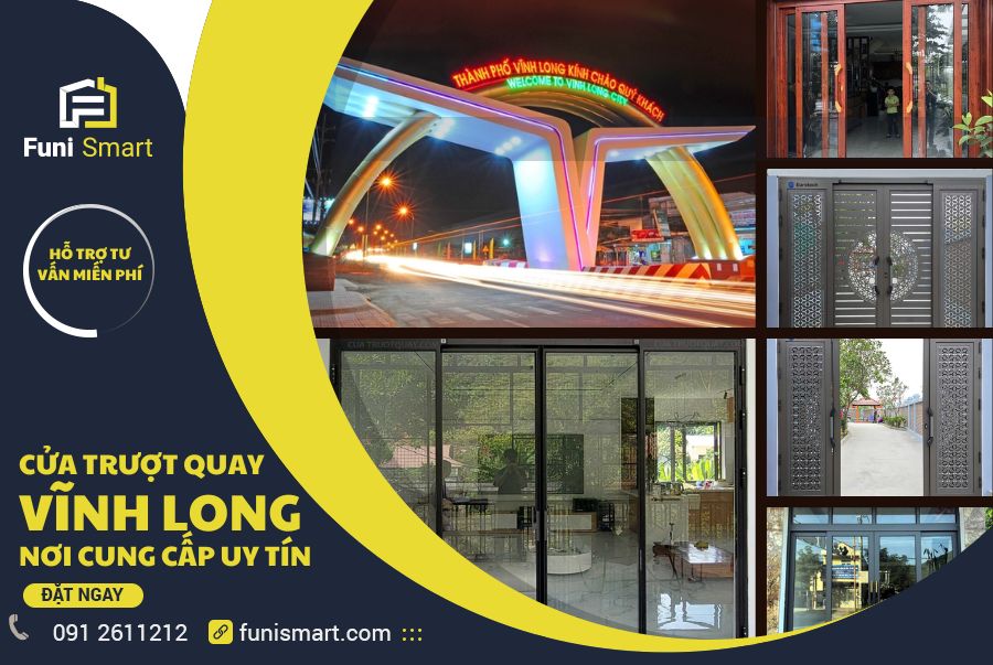 Cửa trượt quay Vĩnh Long