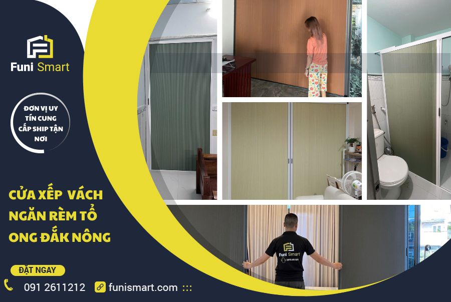 Cửa xếp vách ngăn rèm tổ ong Đắk Nông Cửa xếp vách ngăn rèm tổ ong Đắk Nông