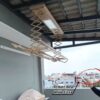 Giàn phơi điện gắn trần mã RC350 trang bị remote điều khiển từ xa