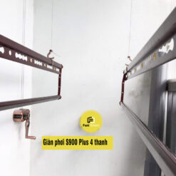 Giàn phơi Hòa Phát Star S900 4 thanh màu đồng