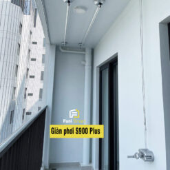 Giàn phơi Hòa Phát Star S900 PLUS cao cấp màu bạc