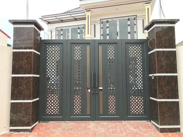 Mẫu cổng nhôm CNC đẹp