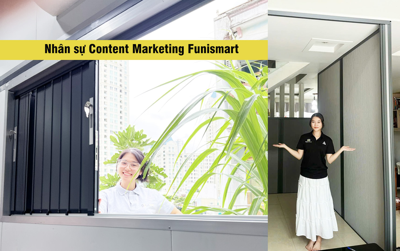 Nhân sự Content Marketing nhà Funismart 