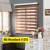 Rèm cầu vồng Woodlook II mã 001 màu nâu gỗ trầm