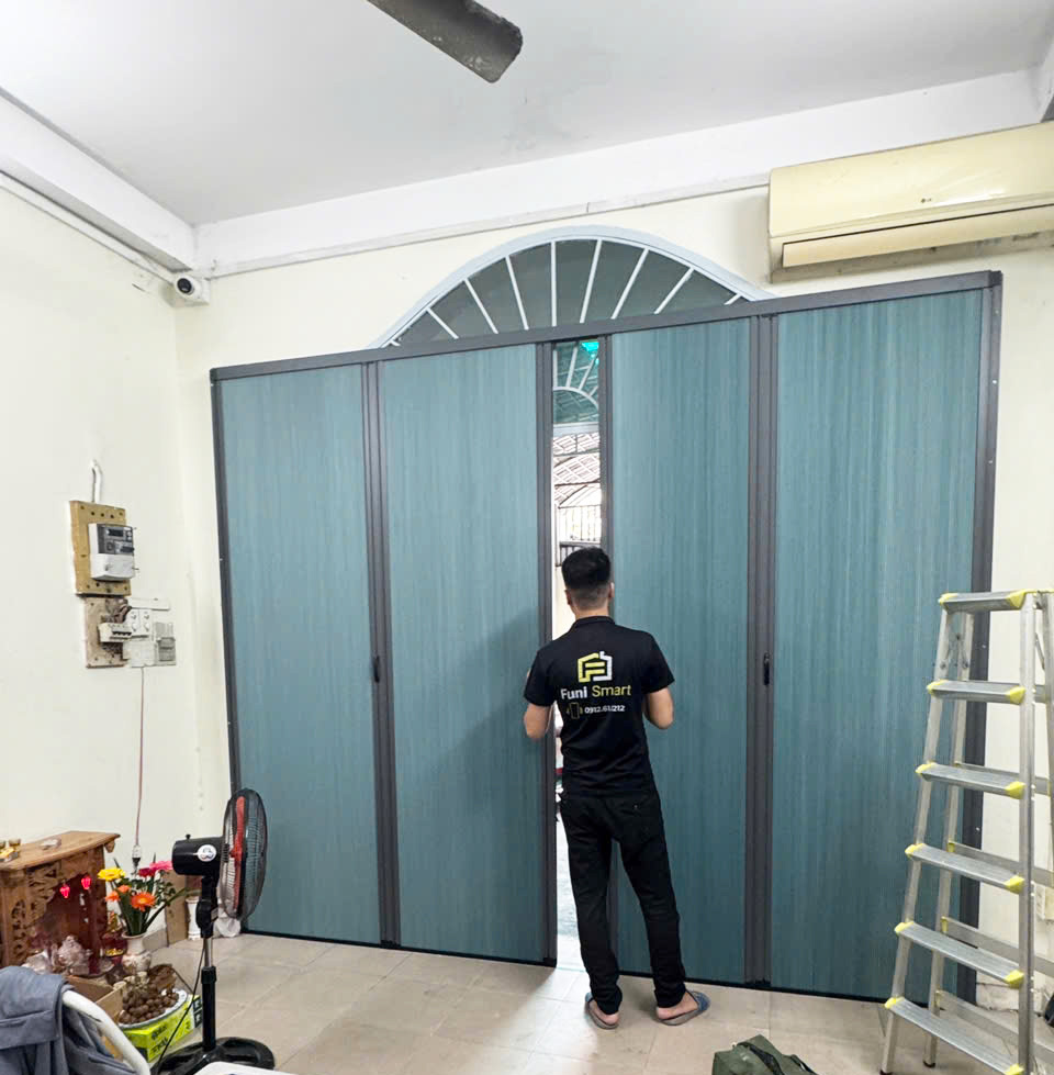 Rèm tổ ong cánh nối hệ xích cao cấp đẹp top 1 tại Funismart