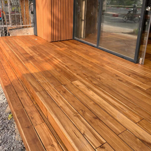 Sàn gỗ Teak tự nhiên nhập khẩu Lào