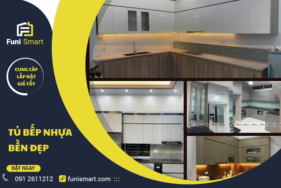 Tủ bếp nhựa Funismart
