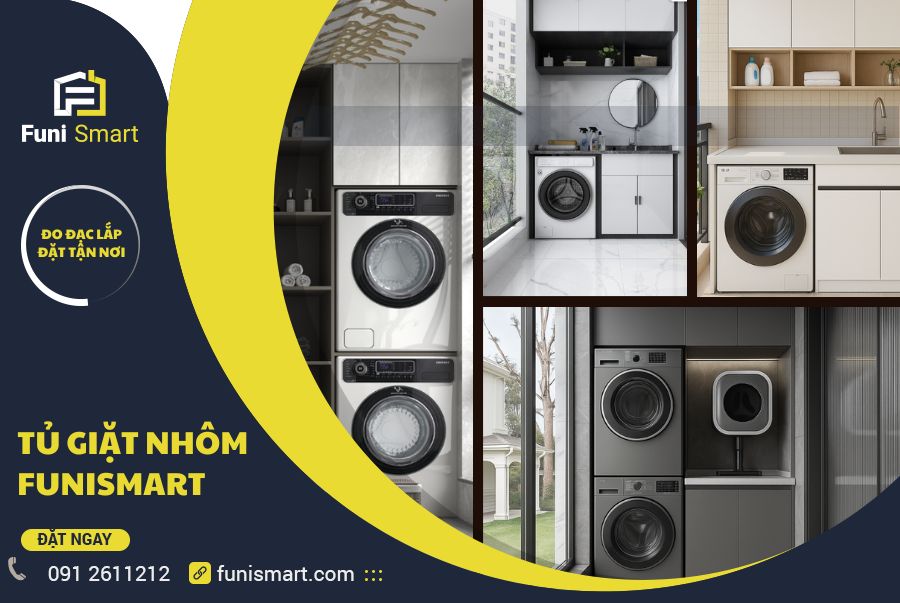 Tủ giặt nhôm Funismart