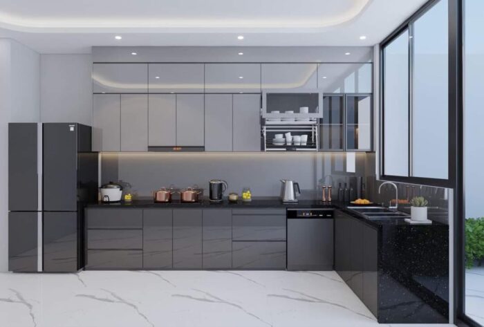 Tủ nhựa hiệu An Cường dùng cho bếp