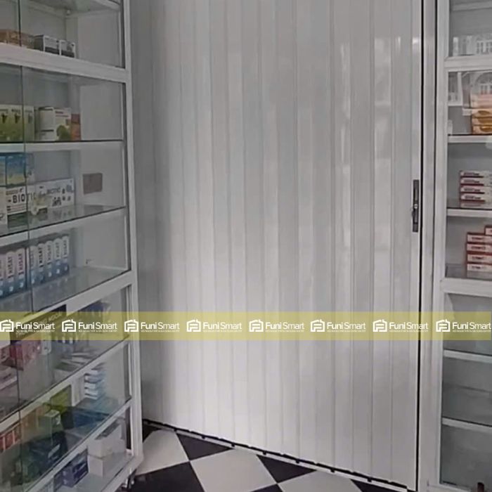 Vách ngăn phòng với cửa hàng shop kinh doanh
