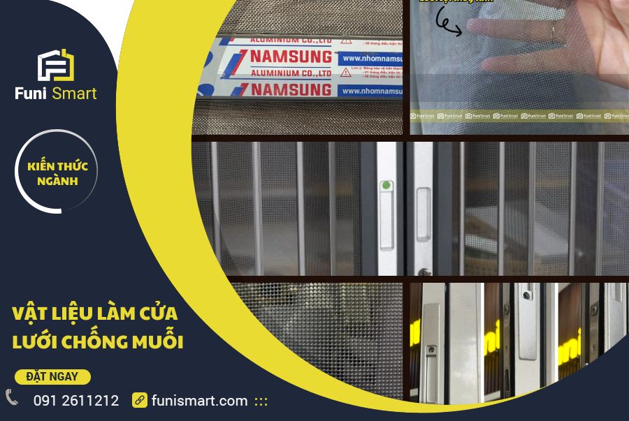 Vật liệu làm cửa lưới chống muỗi