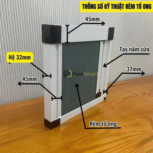 Rèm tổ ong là gì? Rèm tổ ong có mấy loại? Ứng dụng ra sao.