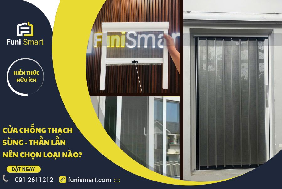 Cửa chống thạch sùng - thằn lằn nên chọn loại nào?