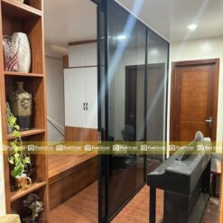 Cửa lùa Slim không ray dưới cao cấp sang trọng