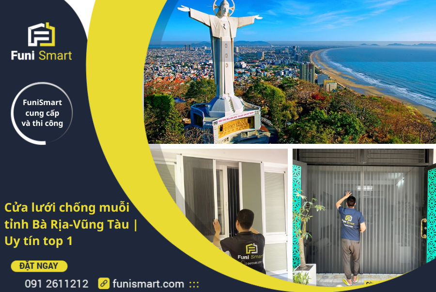 Cửa lưới chống muỗi tỉnh Bà Rịa-Vũng Tàu | Uy tín top 1