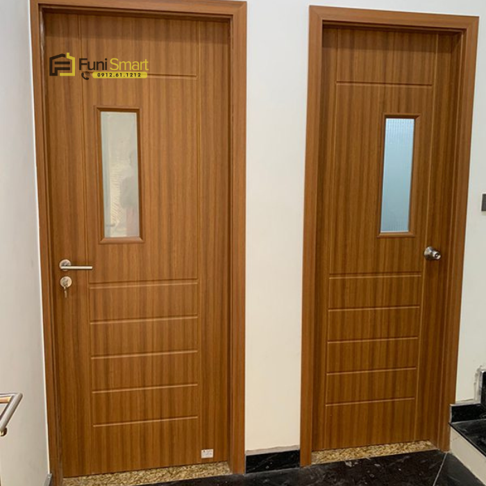 Cửa nhà vệ sinh composite nhựa vân gỗ
