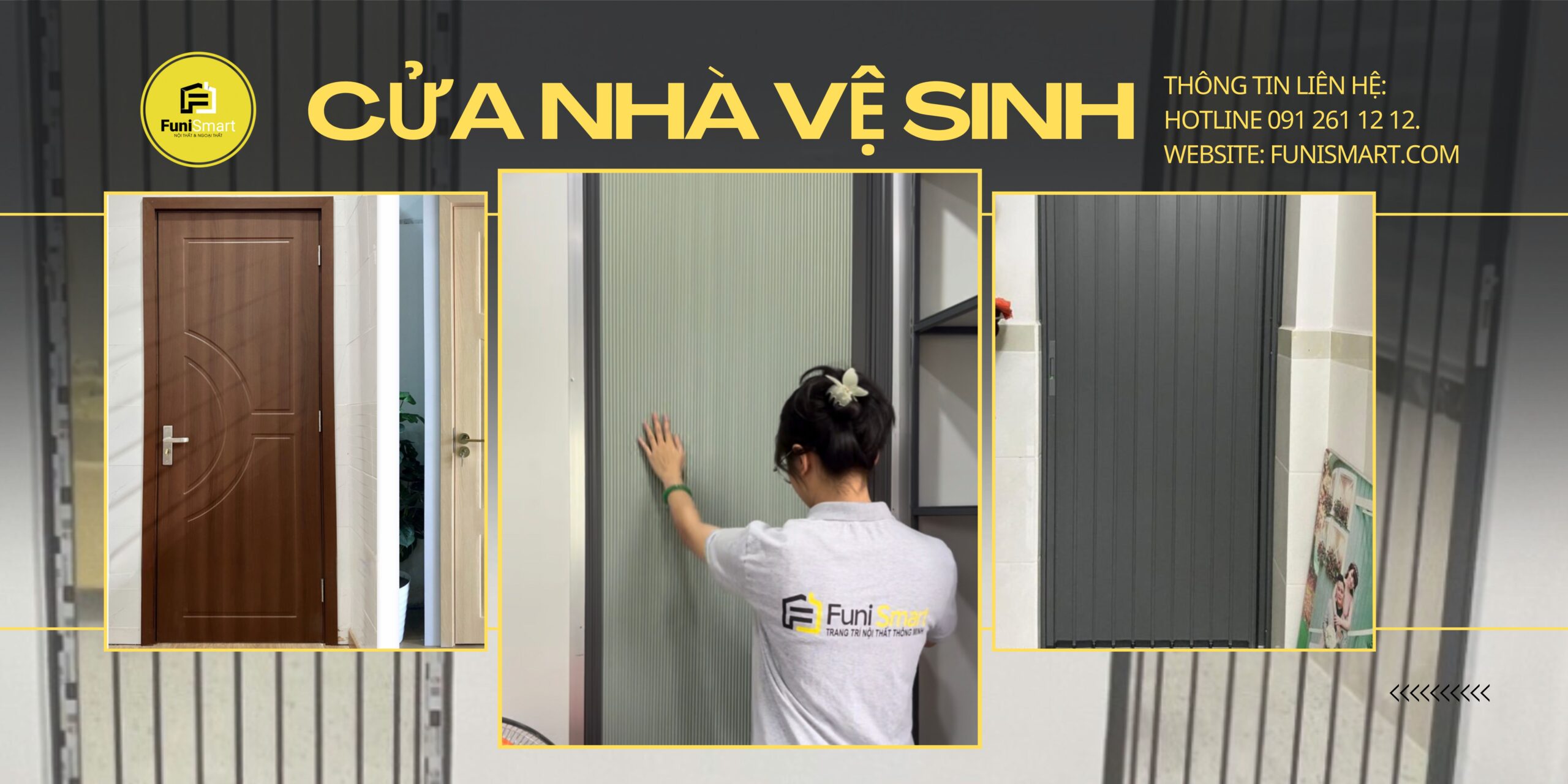 Cửa nhà vệ sinh Funismart