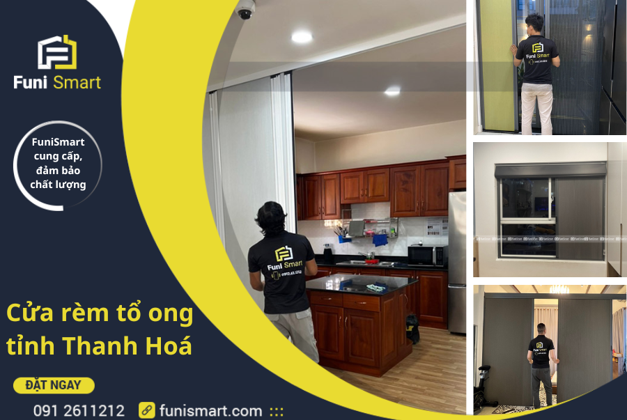 Cửa rèm tổ ong tỉnh Thanh Hoá | Mẫu mã đa dạng, phù hợp nhiều kiến trúc