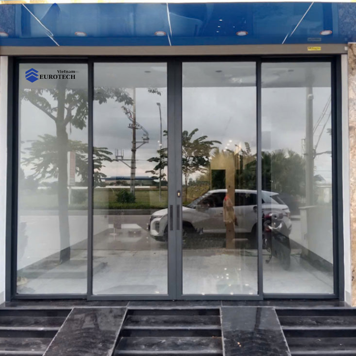 Cửa Slim trượt quay nẹp rời 4 cánh