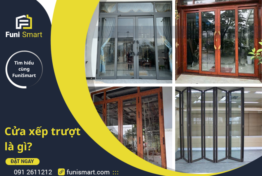 Cửa xếp trượt là gì? Có mấy loại cửa xếp trượt?
