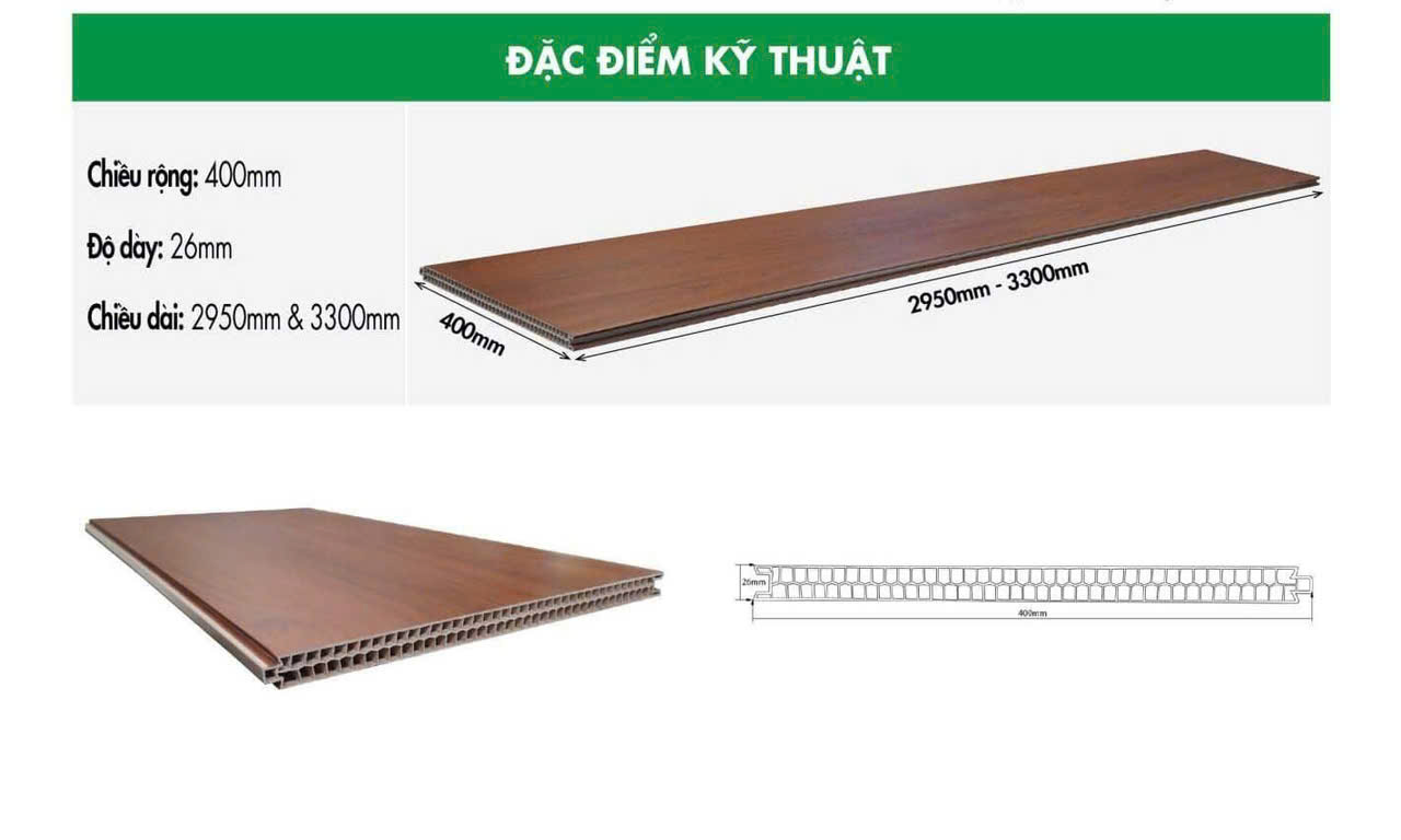 Đặt điểm kỹ thuật của tấm Nano PVC