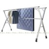 Giàn phơi quần áo chữ X thông minh INOX 304 gấp gọn dài tới 2m4