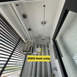 Giàn phơi thông minh ks950 thanh phơi vuông Việt Nam