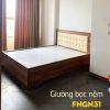 Giường MDF bọc nệm giá rẻ