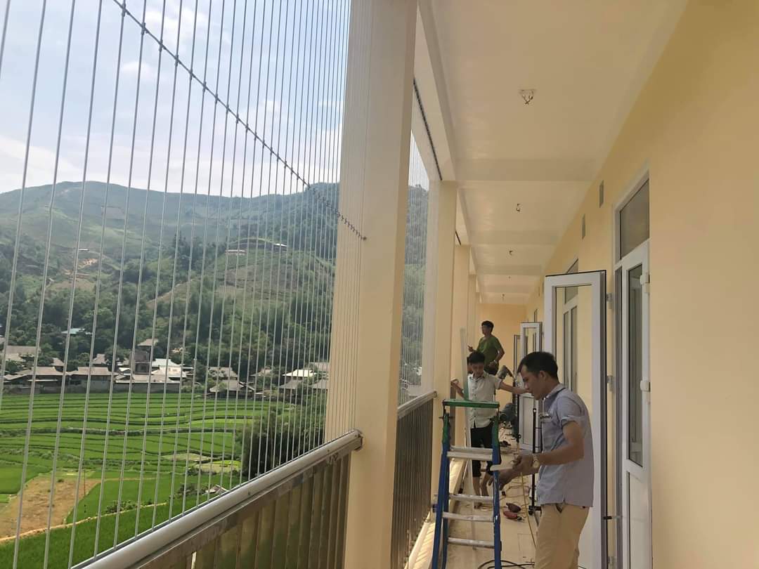Lưới chắn ban công chống ngã Lưới chắn ban công chống ngã