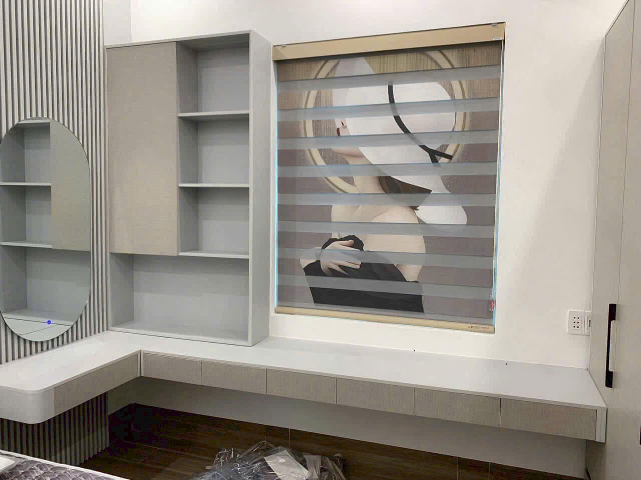 Rèm cầu vồng in tranh theo yêu cầu