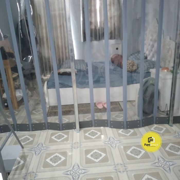 Chân nhựa alu của rèm nhựa nam châm