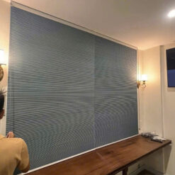 Rèm tổ ong dạng cuốn dây kéo che nắng cản sáng chống nóng