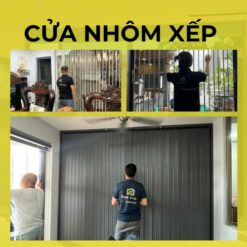 Cửa xếp lá nhôm