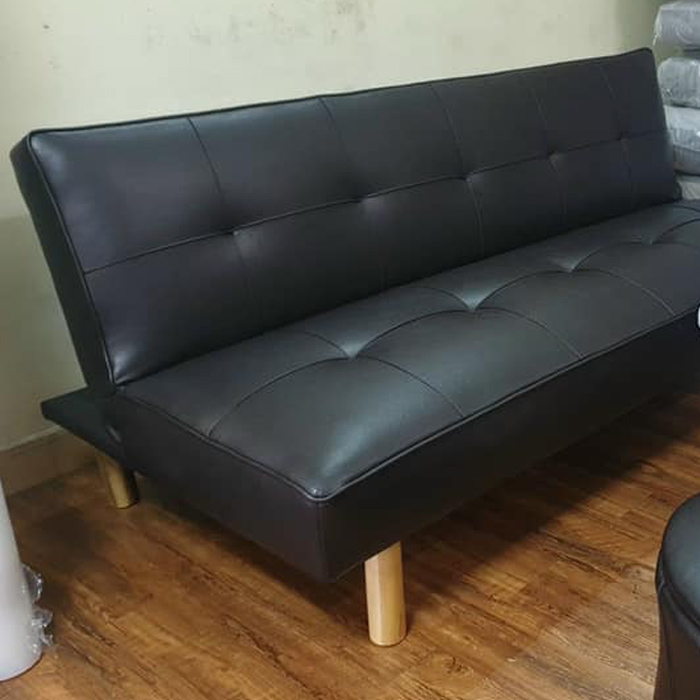 Sofa Bed Simili đen đẹp giá tốt FNSFB02