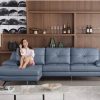 Sofa góc sofa chữ L giả da làm theo mẫu nhập khẩu