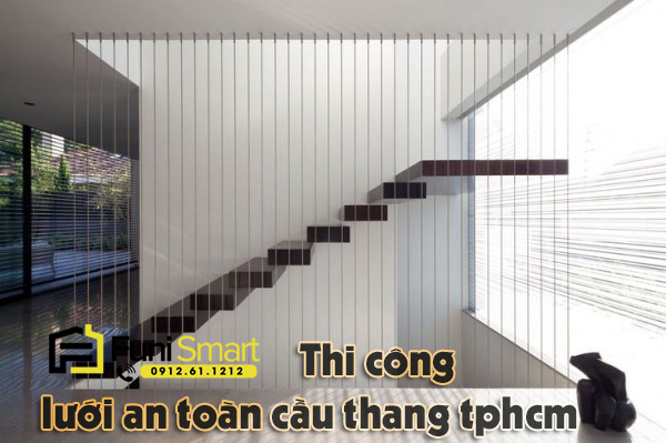 Công ty thi công lưới an toàn cầu thang tphcm Funismart Công ty thi công lưới an toàn cầu thang tphcm Funismart
