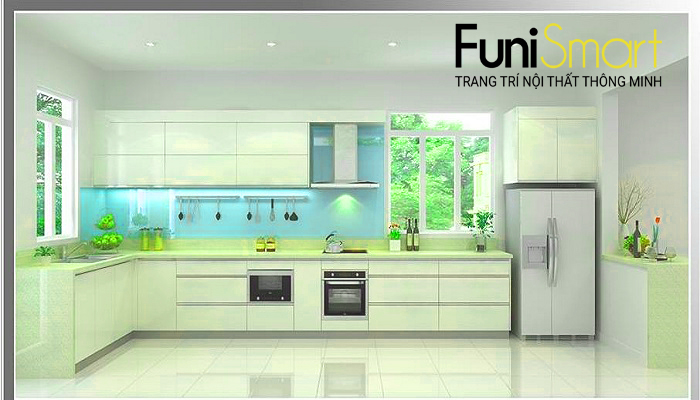 Tủ bếp Laminate là gì cùng Funismart Tủ bếp Laminate là gì cùng Funismart