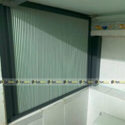 Vách ngăn cửa xếp tổ ong ô thoáng nhà vệ sinh nhà tắm