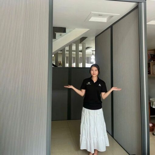 Vách ngăn phòng chữ U đẹp hiện đại