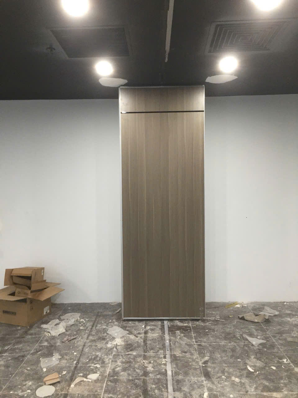 Vách ngăn phòng di động không ray sàn